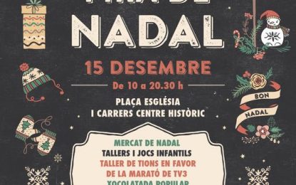 El proper dissabte 15 de desembre arriba la 4a Fira de Nadal de Tordera