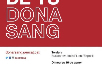 Avui campanya de captació de sang a Tordera