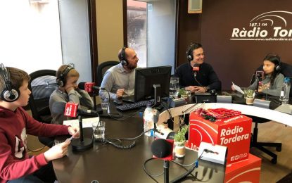 La Sofia, en Joan i en Miquel han fet avui les seves preguntes a l’Alcalde al programa Línia Directa