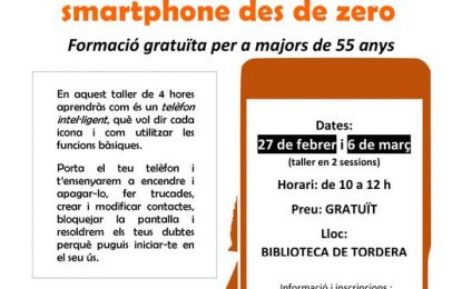 La Biblioteca de Tordera impulsa un taller per ensenyar als adults a fer servir l’smartphone correctament