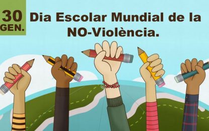 El dia escolar de la no violència i la pau fa reflexionar en Víctor a la seva píndola d’opinió