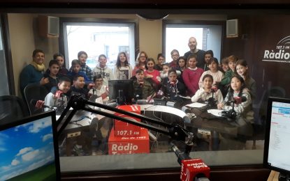 Els alumnes de 6è B de l’Ignasi Iglesias ens fan una visita guiada per la seva escola