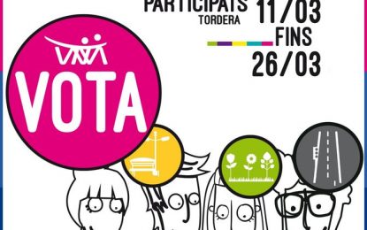 En marxa el període de votació per als pressupostos participats fins al 26 de març