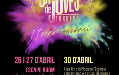 En motiu de 11è aniversari del Casal de Joves s’organitza diverses activitats