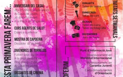 El Casal de Joves celebrarà el seu 11è aniversari amb un concert i un “escape room”