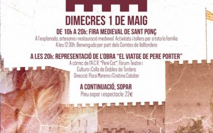 Tordera acollirà l’1 de maig la primera Diada Medieval de la mà del Castell Medieval i les entitats locals
