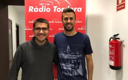 Avui en Joan Tena ha estat el protagonista dins de l’espai dedicat als jugadors del primer equip del CFTordera