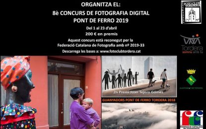 Fotoclub Tordera impulsa dos concursos aquest mes d’abril