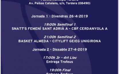 El coordinador esportiu general del CEEB Tordera Marc Alonso ens presenta la final a quatre de júnior femení preferent