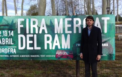 Tordera en directe controla els ultima els preparatius per la Fira Mercat del Ram amb el regidor Marçal Vilajeliu