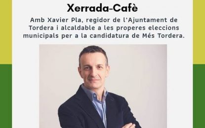 La candidatura Més Tordera prepara una xerrada-cafè aquest dissabte a Sant Pere