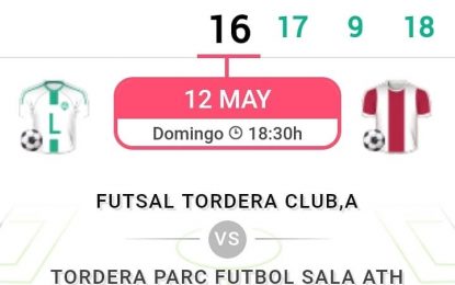 Millors Moments Futsal Tordera-Athletic Club Tordera Parc 12-5-19