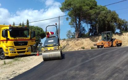 Tordera en directe inspecciona les obres d’asfaltat de dos carrers de Les Ferreres