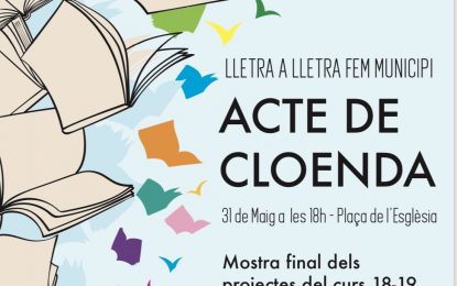 La plaça acollirà aquesta tarda la cloenda del projecte lletra a lletra fem municipi