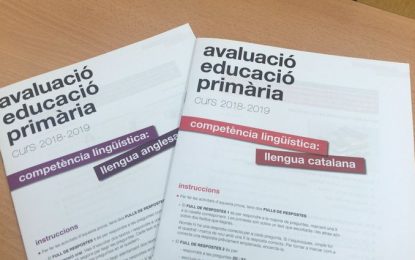 Els alumnes de sisè de primària de Tordera s’examinen durant tres dies de les seves competències bàsiques