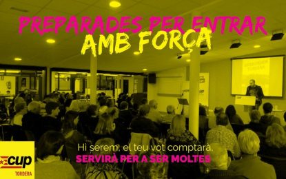 CUP Tordera anuncia que comença negociacions