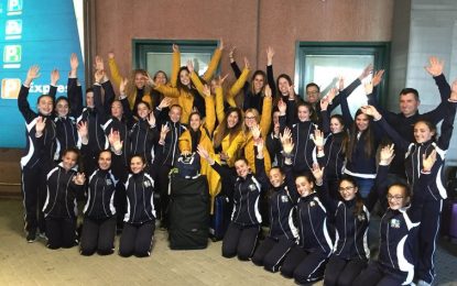 El grup xou júnior del PA Tordera participa durant aquest cap de setmana al campionat europeu de patinatge artístic