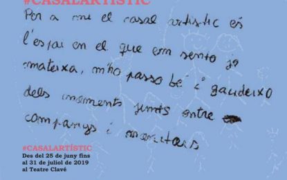 S’obren les inscripcions pel Casal Artístic 2019