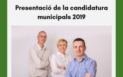 Més Tordera presenta la seva candidatura per concórrer eleccions municipals del 26M