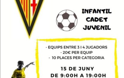 Aquest dissabte el Futsal Tordera impulsa un torneig 3×3 de Futbol Sala