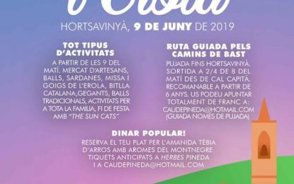 Aquest diumenge arriba una nova edició de l’Aplec de l’Erola a Hortsavinyà