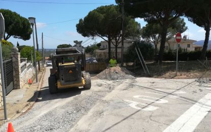 Comencen les obres d’arranjament de vials de les urbanitzacions de Mas Mora, Tordera Parc i Terra Brava