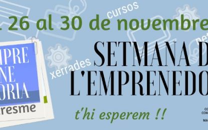 Comença la setmana de l’emprenedoria al Maresme