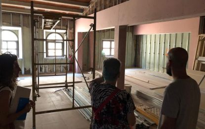 Tordera en directe visita les obres de l’antic hospital de pobres