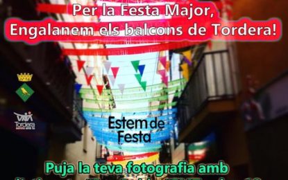 La regidoria de festes anima a engalanar els balcons per la Festa Major