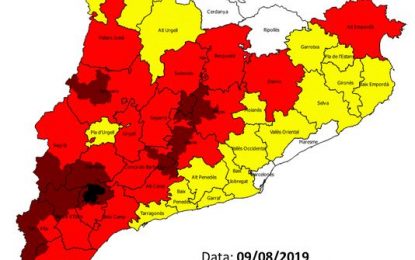 Es demana precaució davant el risc d’incendis i altes temperatures