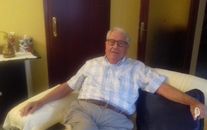 El torderenc Paco Haro va ser un dels homenatjats a l’acte de la parella de més edat que organitza anualment l’esplai