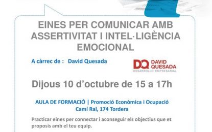Promoció Econòmica prepara una formació gratuïta sobre comunicació i intel·ligència emocional