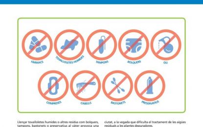 Les tovalloletes humides a l’inodor provoca embussaments a la xarxa de clavegueram de Tordera