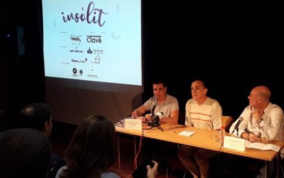 El Tordera en directe assisteix a la roda de premsa de presentació del projecte Insòlit al Teatre Clavé