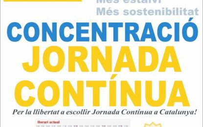 Pares i mares de Tordera es concentraran avui davant l’Ajuntament per reclamar la jornada continua a les escoles públiques