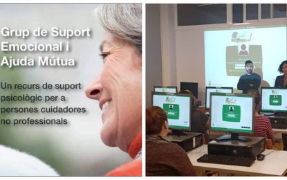 Tordera també participa amb els tallers de Grups de Suports Emocional i Ajuda Mútua (GSAM)