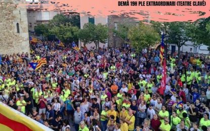 Avui concentració a la plaça i demà ple extraordinari en contra de la sentència