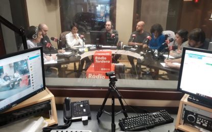 El efectes del temporal i el desbordament de la Tordera centren la tertúlia de polítics