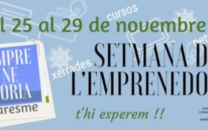 Arrenca la setmana de l’Emprenedoria al Maresme