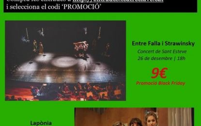 Els descomptes del Black Friday arriben al teatre