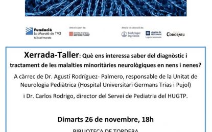 La biblioteca acull demà una xerrada-taller sobre malalties minoritàries