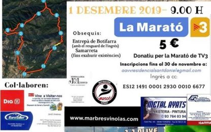 Obertes les inscripcions per apuntar-se a la II Marxa Solidària per la Marató de TV3 que organitza AAVV Urbanització Sant Daniel