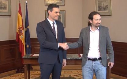 En Toni valora la velocitat amb què PSOE i Podem han pactat per formar govern reaccionant així a l’ascens de VOX