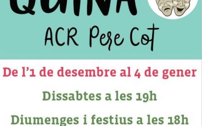 Pere Cot comença el tradicional joc de la quina