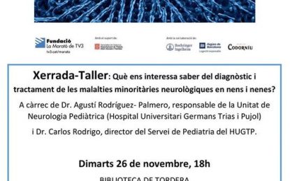 La biblioteca prepara la setmana vinent una xerrada-taller sobre malalties minoritàries