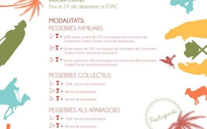 Ja us podeu inscriure per participar al tradicional concurs de pessebres 2019 de Tordera