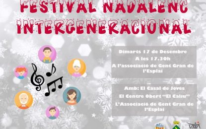 Arriba una nova edició del Festival Nadalenc Intergeneracional