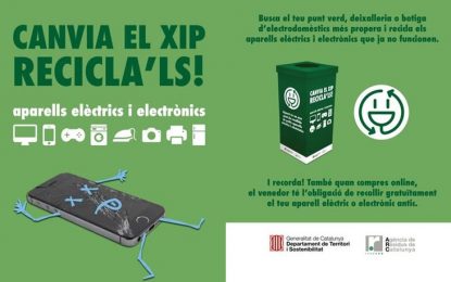 L’Agència de Residus inicia una campanya de sensibilització per fomentar la recollida d’aparells elèctrics