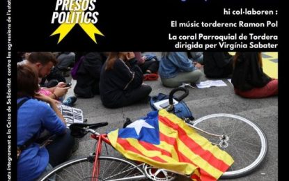 Les entitats sobiranistes de Tordera organitzen la jornada solidària “No toqueu el nostre jovent”