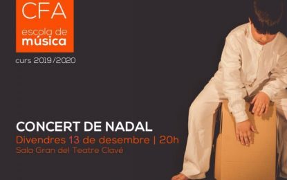 L’Escola de música del teatre celebra el divendres el concert de Nadal